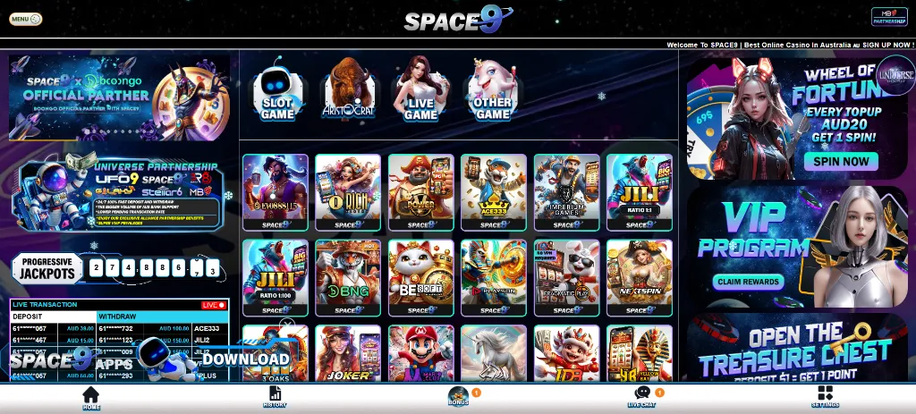 Space9 Website